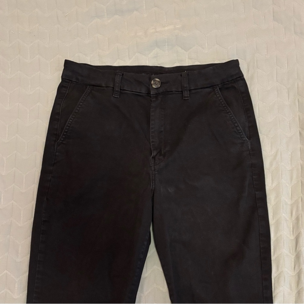 American Eagle curvy hi-rise TROUSER - size 12 regular / black